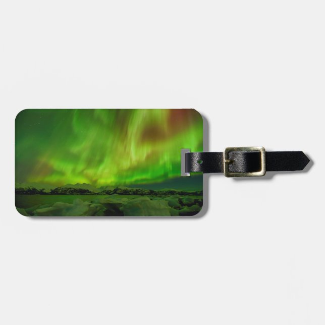 Etiqueta De Bagagem Aurora Incrível (Frente Horizontal)