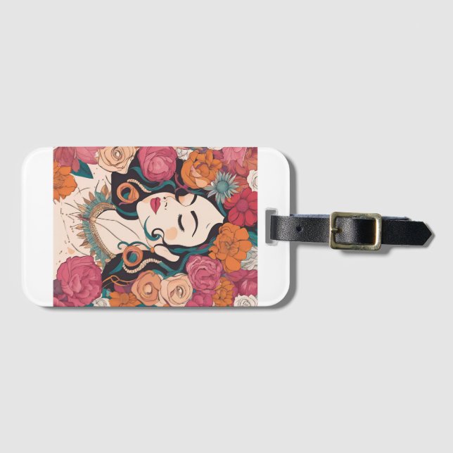 Etiqueta De Bagagem Autoamor e empoderamento (Frente Horizontal)