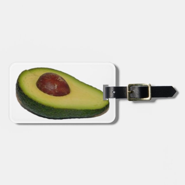 Etiqueta De Bagagem Avacado (Frente Horizontal)