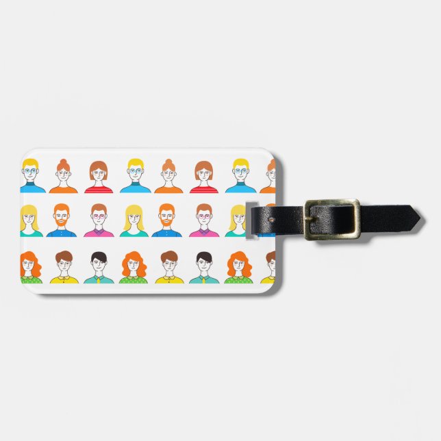 Etiqueta De Bagagem Avatar (Frente Horizontal)