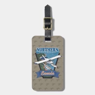 Etiqueta De Bagagem Aventura do norte de Canadá da aviação