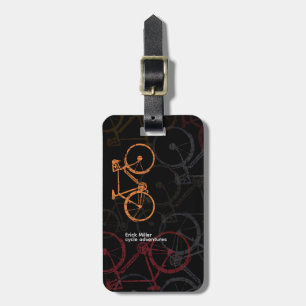 Etiqueta De Bagagem Aventuras de Ciclismo