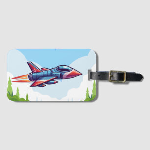 Etiqueta De Bagagem avião/avião de combate