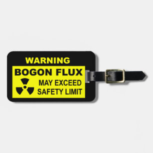 Etiqueta De Bagagem Aviso: Bogon Flux