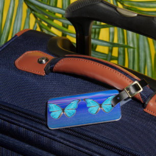 Etiqueta de Bagagem Azul