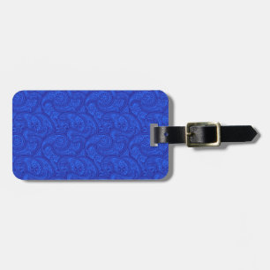 Etiqueta De Bagagem Azul
