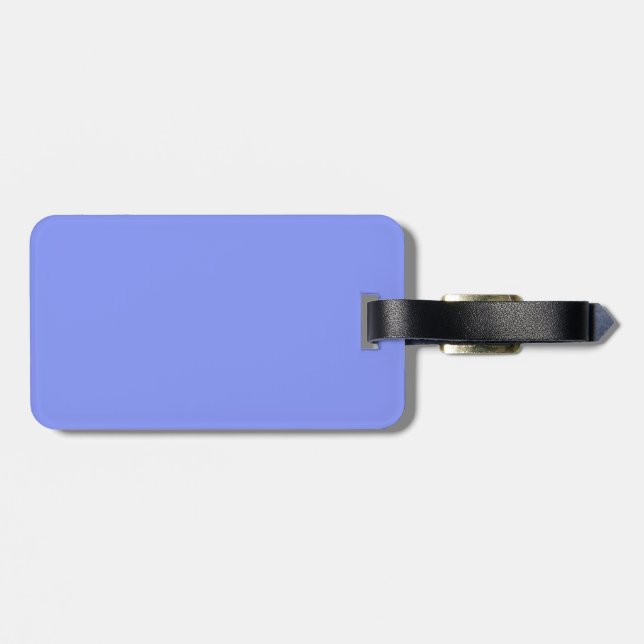 Etiqueta de bagagem azul preta e bebê (Traseira Horizontal)