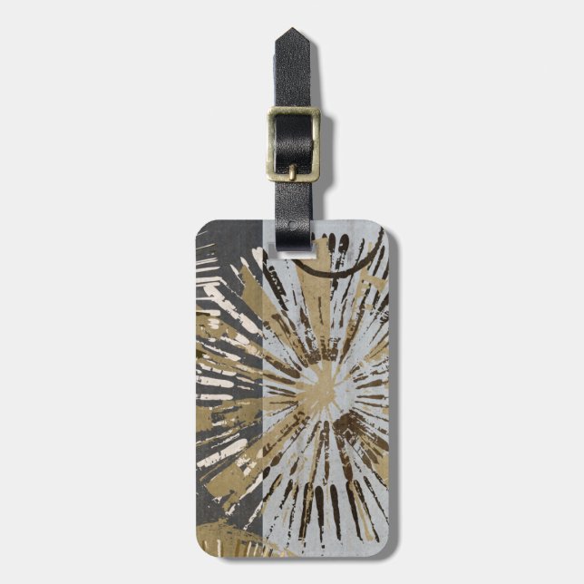 Etiqueta De Bagagem Azulejos de explosão III (Frente Vertical)