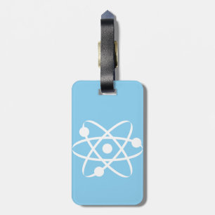 Etiqueta De Bagagem Baby Blue Atom