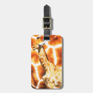 Etiqueta De Bagagem Baby Giraffe