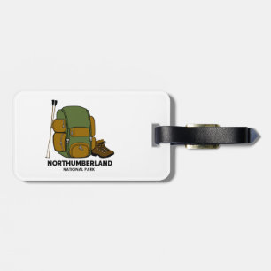 Etiqueta De Bagagem Backpack Nacional do Northumberland