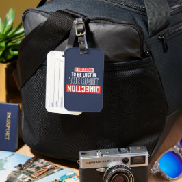 Etiqueta De Bagagem Backpacker de traveler de Na moda moderno