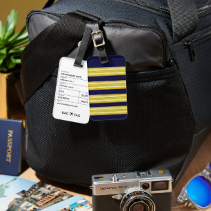 Etiqueta De Bagagem BAG TAG - Capitão Stripes