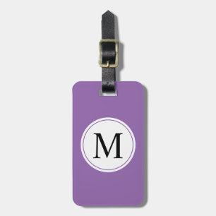 ETIQUETA DE BAGAGEM BAGAGEM CHIQUE TAG_WHITE/BLACK/LAVENDAR