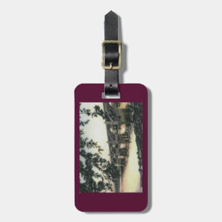 Etiqueta De Bagagem Bagagem do rio e da ponte e Tag ou chaveiro da