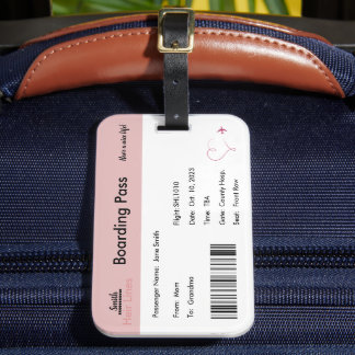 Etiqueta De Bagagem Bagagem Etiqueta Anunciante Gravidez