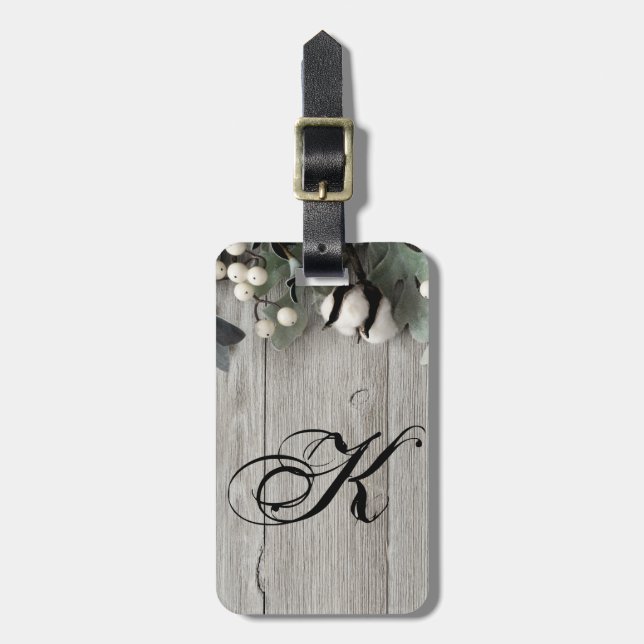 Etiqueta De Bagagem Bagagem personalizada - bagas de algodão (Frente Vertical)