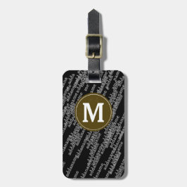 Etiqueta De Bagagem bagagem personalizada moderna