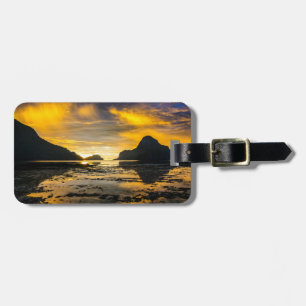 Etiqueta De Bagagem Baía do El Nido Pôr do Sol