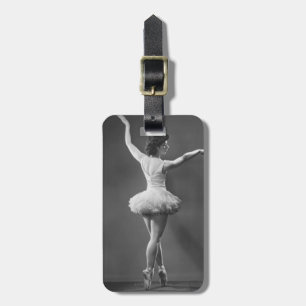 Etiqueta De Bagagem Bailarina no tutu