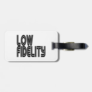 Etiqueta De Bagagem Baixo Fidelity