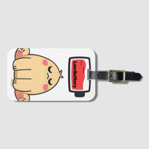 Etiqueta De Bagagem Baixo humor de bateria - Engraçado!