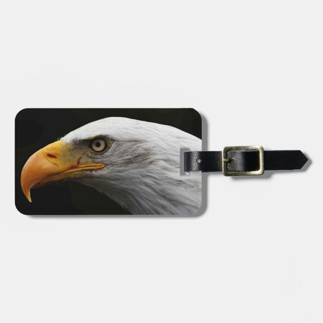 Etiqueta De Bagagem Bald Eagle cd ltcna (Frente Horizontal)