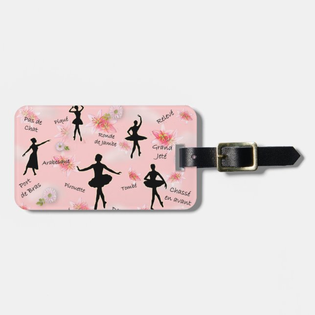 Etiqueta De Bagagem Balé (personalizável) (Frente Horizontal)