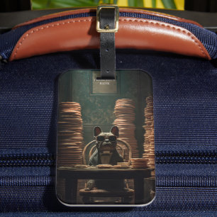 Etiqueta De Bagagem Banco francês: Biscuit Baron Art Impressão