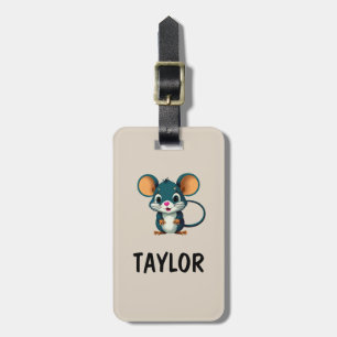 Etiqueta De Bagagem Banda Colorida Personalizada para Crianças Bonitas