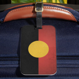 Etiqueta De Bagagem bandeira aborígene australiana