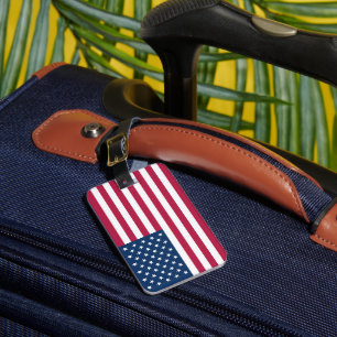 Etiqueta De Bagagem bandeira americana