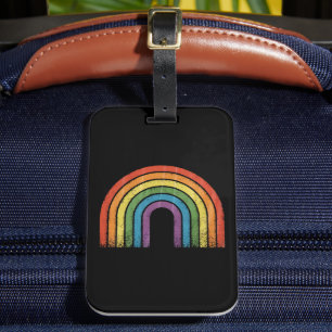 Etiqueta De Bagagem Bandeira Arco-Íris LGBTQ Orgulho Gay Conscientizaç