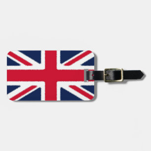 Etiqueta De Bagagem Bandeira Britânica