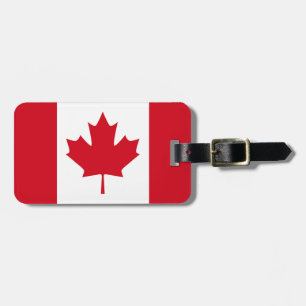 Etiqueta De Bagagem Bandeira Canadense