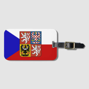 Etiqueta De Bagagem Bandeira checa