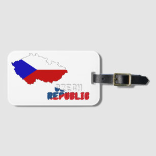 Etiqueta De Bagagem Bandeira checa