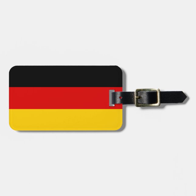 Etiqueta De Bagagem Bandeira da Alemanha (Frente Horizontal)