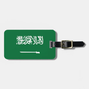 Etiqueta De Bagagem Bandeira da Arábia Saudita