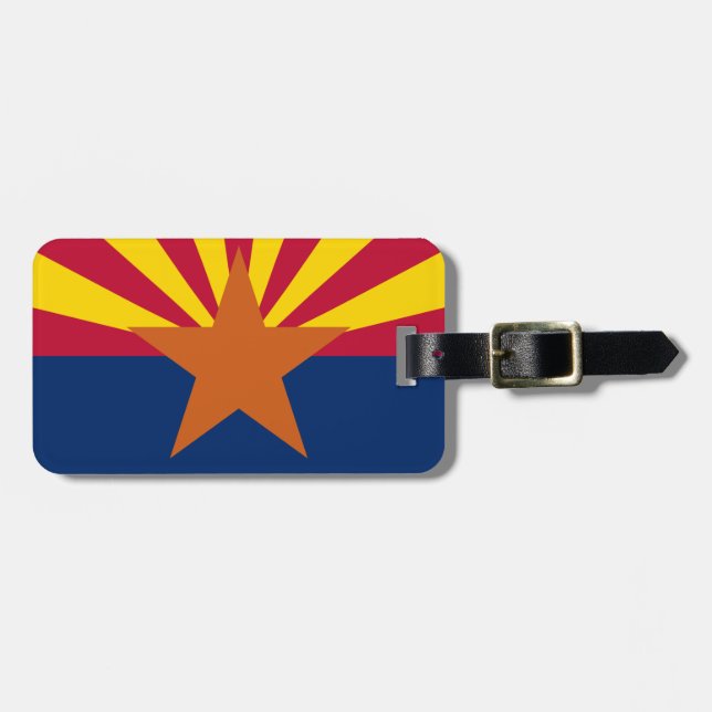 Etiqueta De Bagagem Bandeira da Arizona (Frente Horizontal)