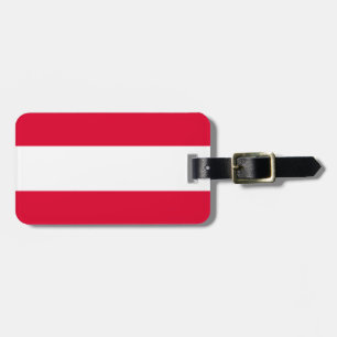 Etiqueta De Bagagem Bandeira da Áustria