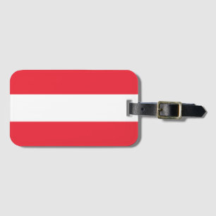 Etiqueta De Bagagem Bandeira da Áustria