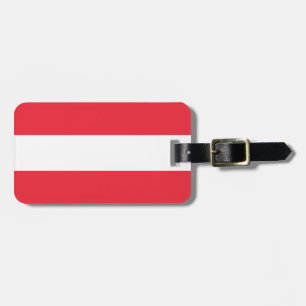 Etiqueta De Bagagem Bandeira da Áustria
