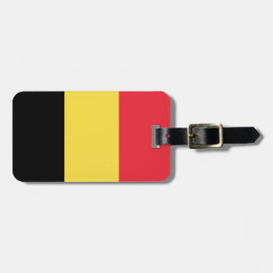 Etiqueta De Bagagem Bandeira da Bélgica