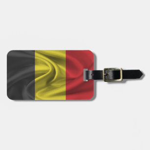 Etiqueta De Bagagem Bandeira Da Bélgica