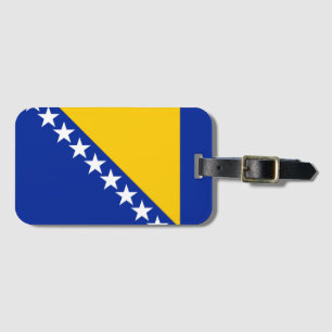 Etiqueta De Bagagem Bandeira da Bósnia e Herzegovina