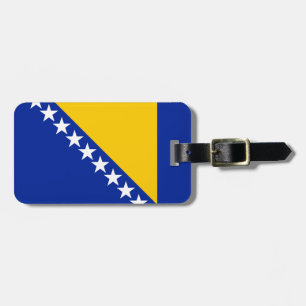 Etiqueta De Bagagem Bandeira da Bósnia e Herzegovina