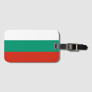 Etiqueta De Bagagem Bandeira da Bulgária