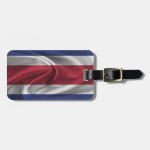 Etiqueta De Bagagem Bandeira Da Costa Rica