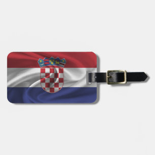 Etiqueta De Bagagem Bandeira da Croácia